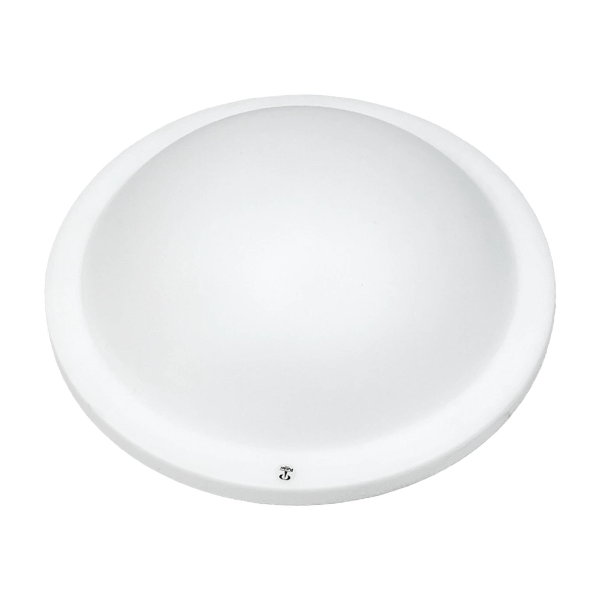Peill & Putzler ceiling lamp – Germany, 1970s, opal glass, 40 cm, 3×E27