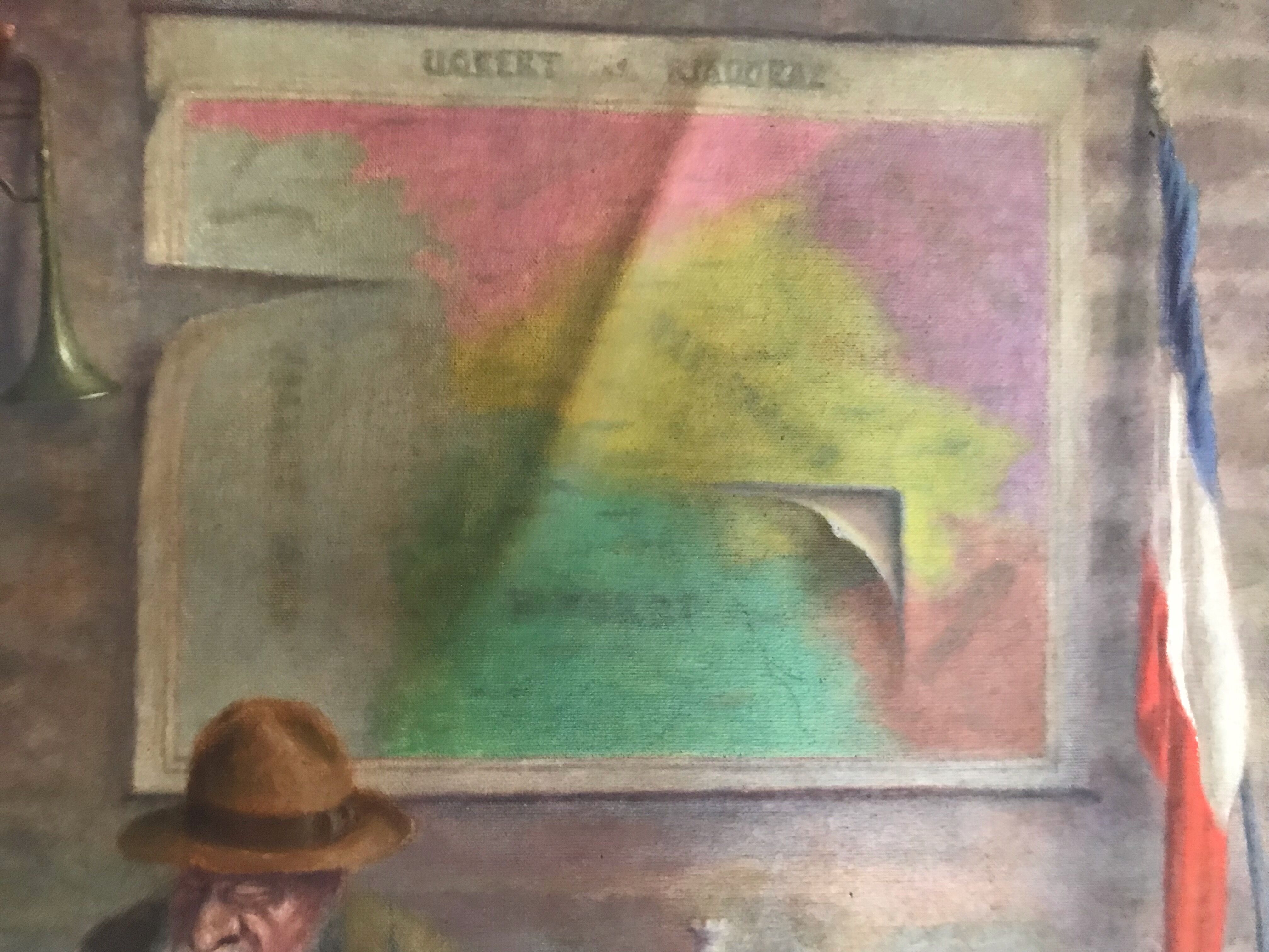 Auto portrait d'un peintre brocanteur, G. Lirand