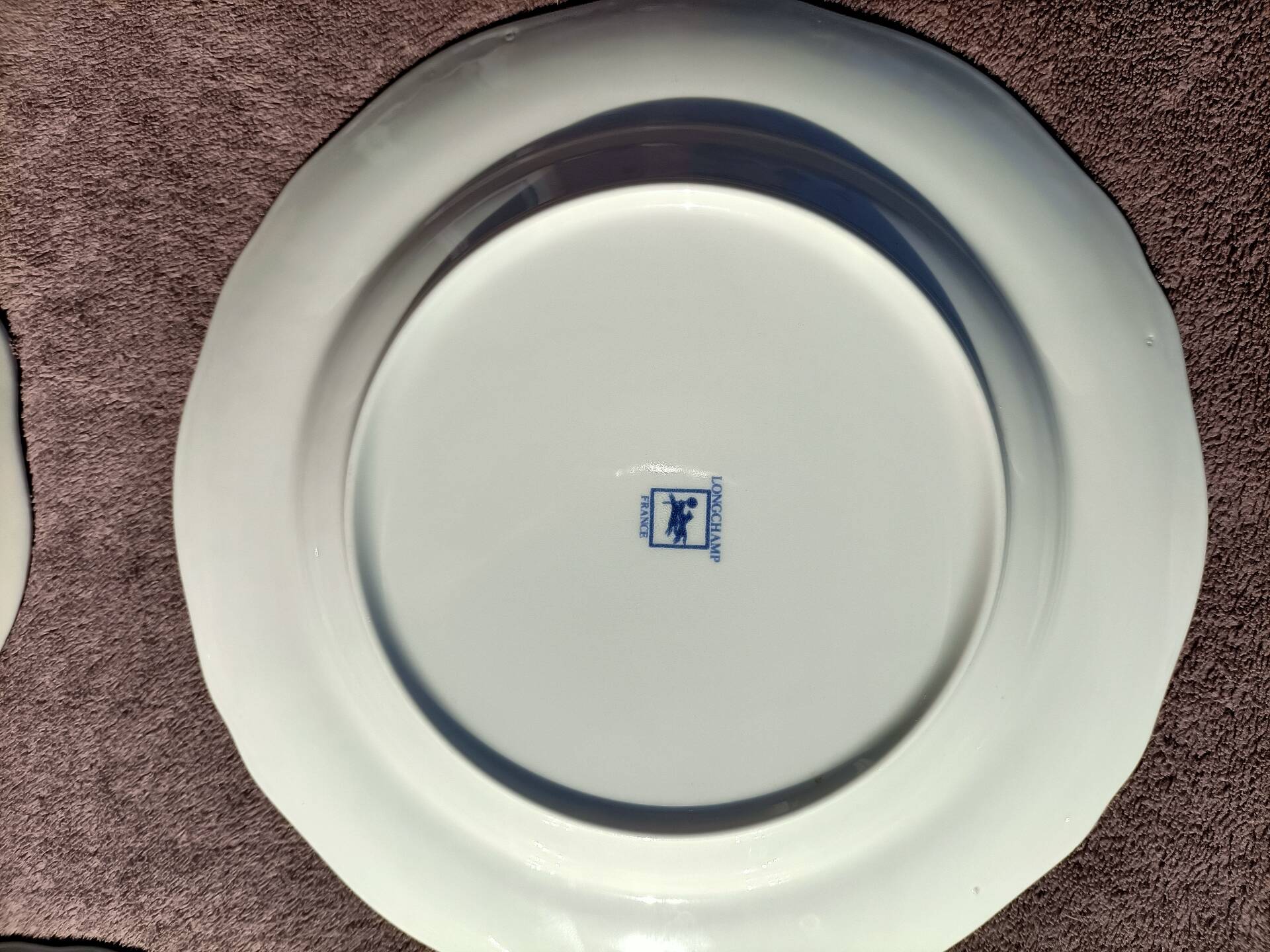 Set of plates x6 Longchamp