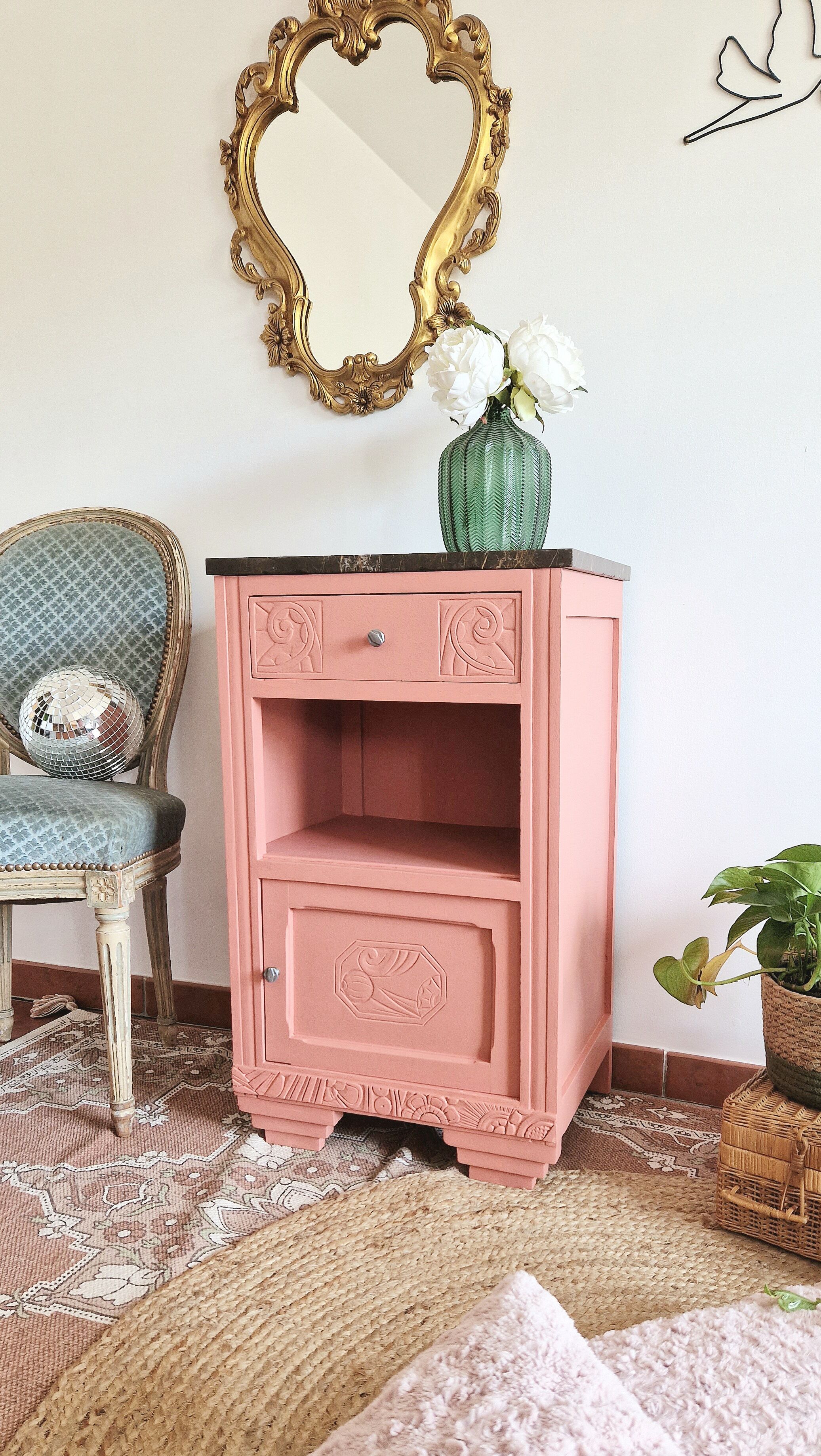 Art Deco bedside table