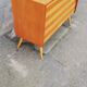 Vintage shoe cabinet compass feet