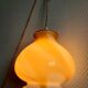 Murano style honey globe portable lamp 1970