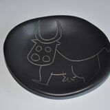 Empty cup pocket Vallauris 50s cow décor