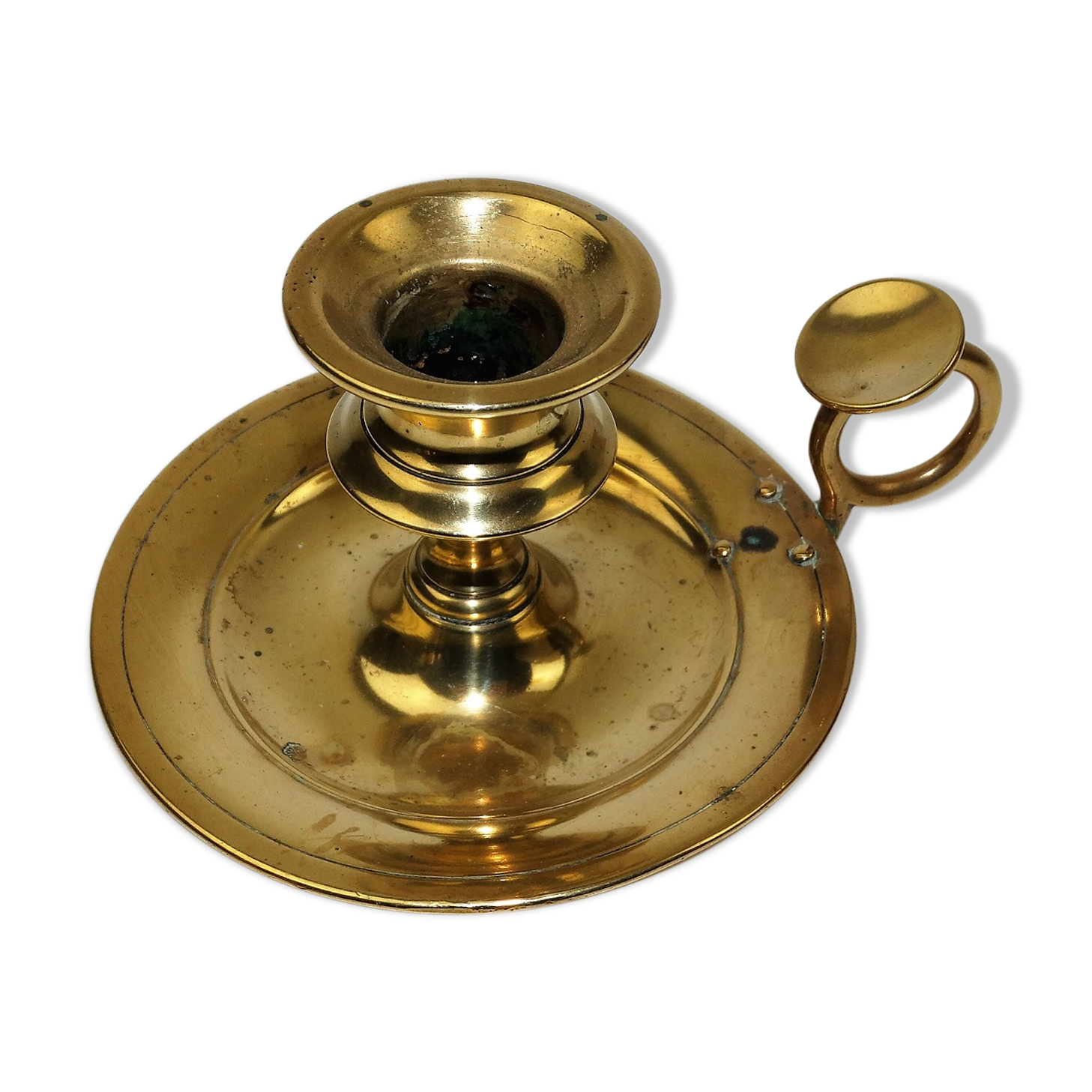 Bronze hand candlestick