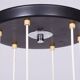 Mid-Century Chandelier in Steel by Elektroinstala Jílové, Czech, 1960s