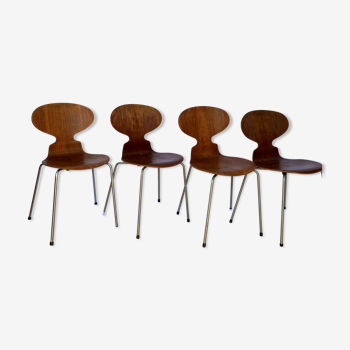Ant chairs by Arne Jacobsen for Fritz Hansen, 1960s, set of 4