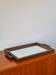 Large wooden mirror tray, turned wooden handles, 1940