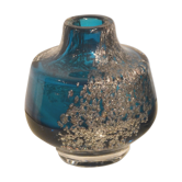 Vase Florida en verre bleu
