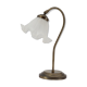 Lampe tulipe verre