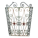 Old wrought iron 2-door gate