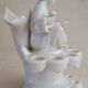 Porcelain pipe holder vase