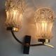 Antique gold wall light