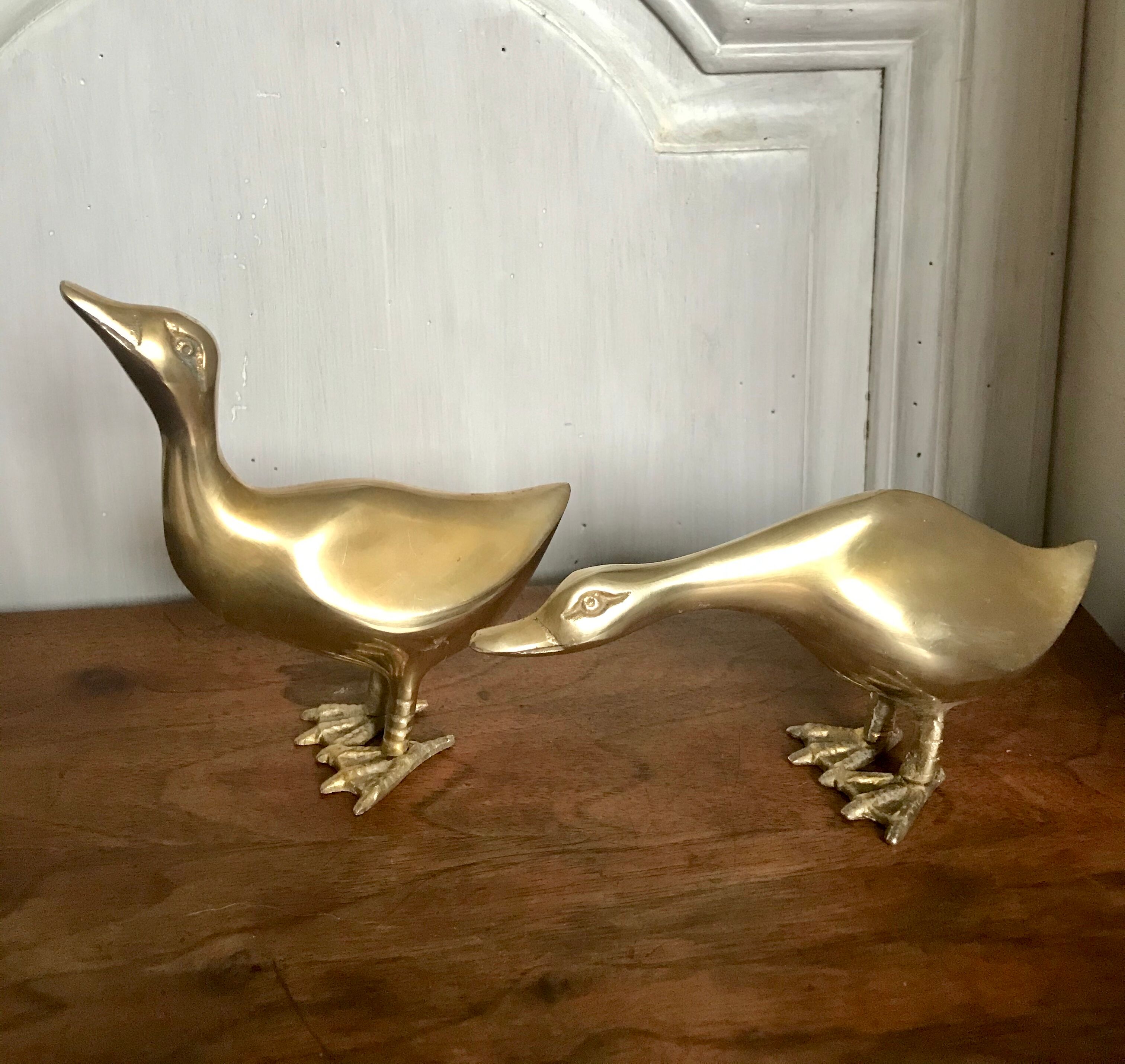 Brass duck couple