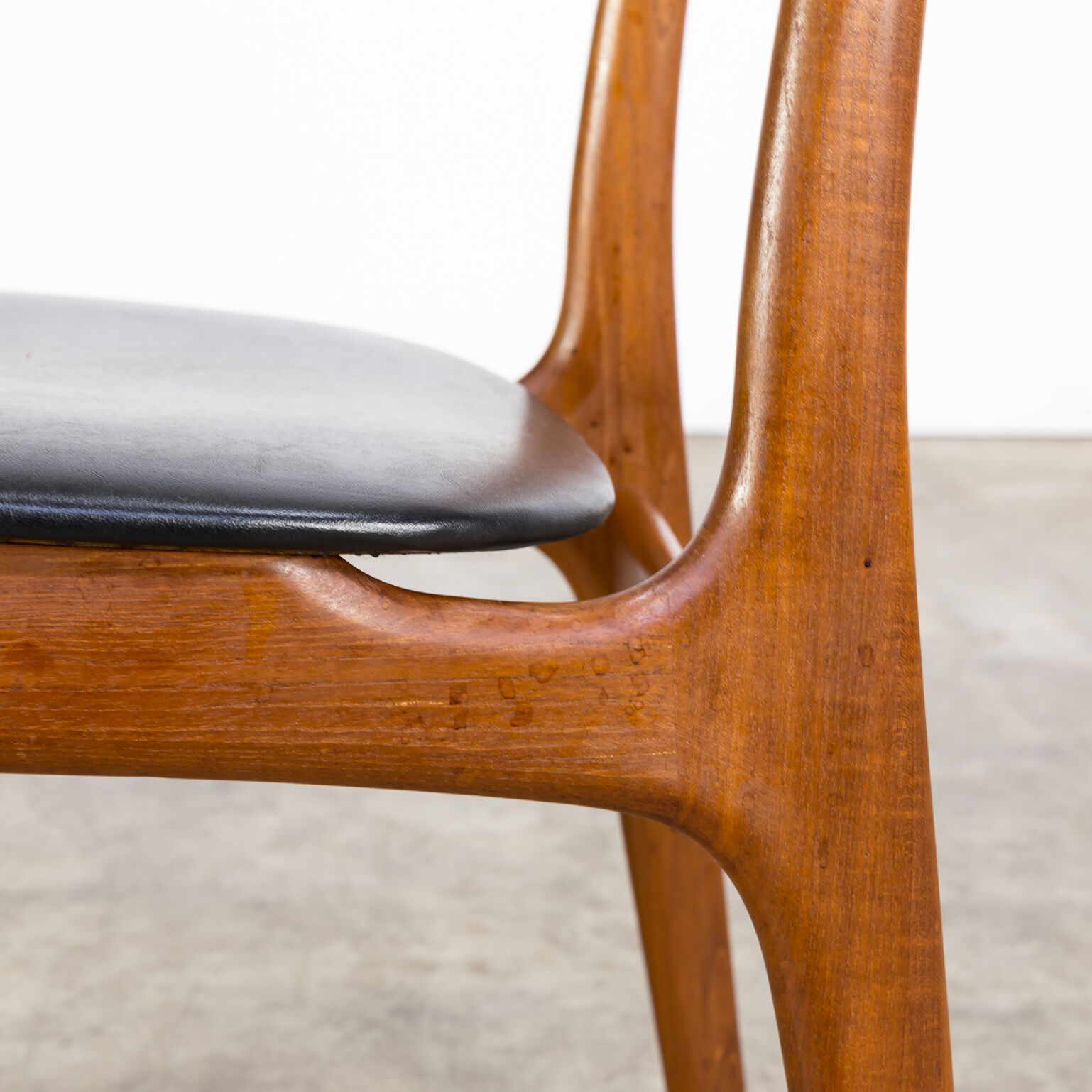 60s Schionning and Elgaard teak dining chair for Randers set/6