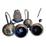 Set of 4 real STAFF pendant lights from the 70s