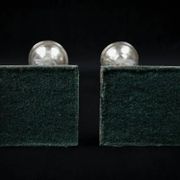 Pair of Neoclassical Victorian Silver Plated Candlesticks