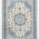 9x12 Antique 57s Classic Pattern Blue Persian Area Rug, 282x385Cm