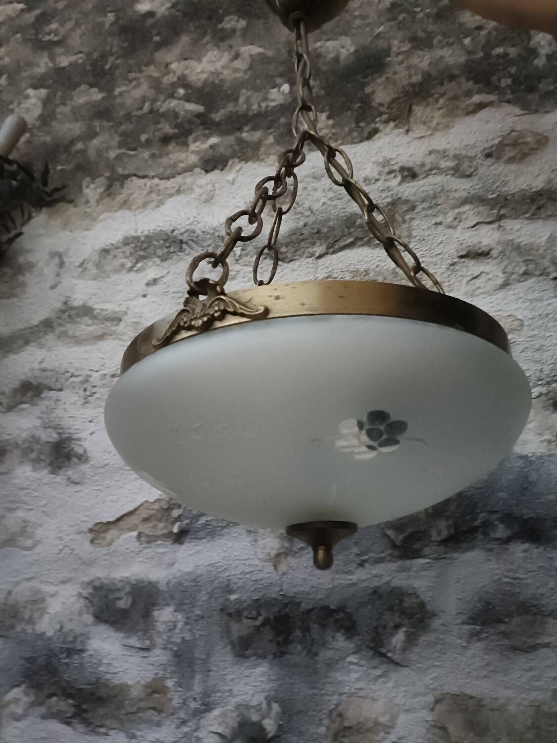 Vintage Art Nouveau style pendant light