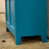 Parisian wardrobe glazed blue Peacock 1940