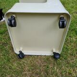 furniture served on wheels of Vintage storage Prisunic 1970