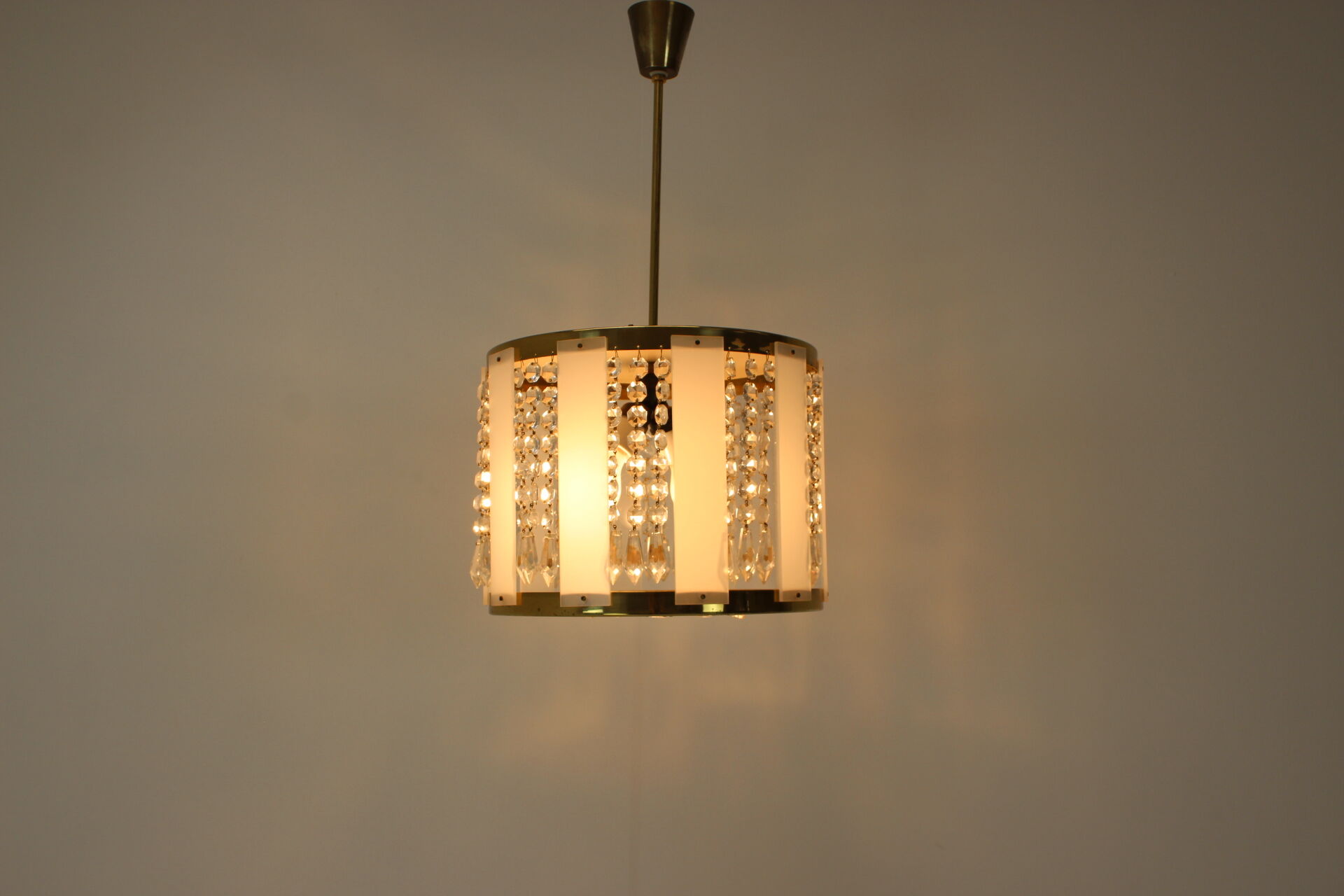 Mid-Century Krystal Chandelier by Jablonecke Sklarny, 1970’s