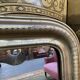 Louis Philippe period mirror with gold leaf