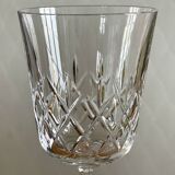 6 crystal wine glasses, 1980