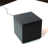 Black lamp Cuboluce Cini & Nils, Made in Italy, 80s