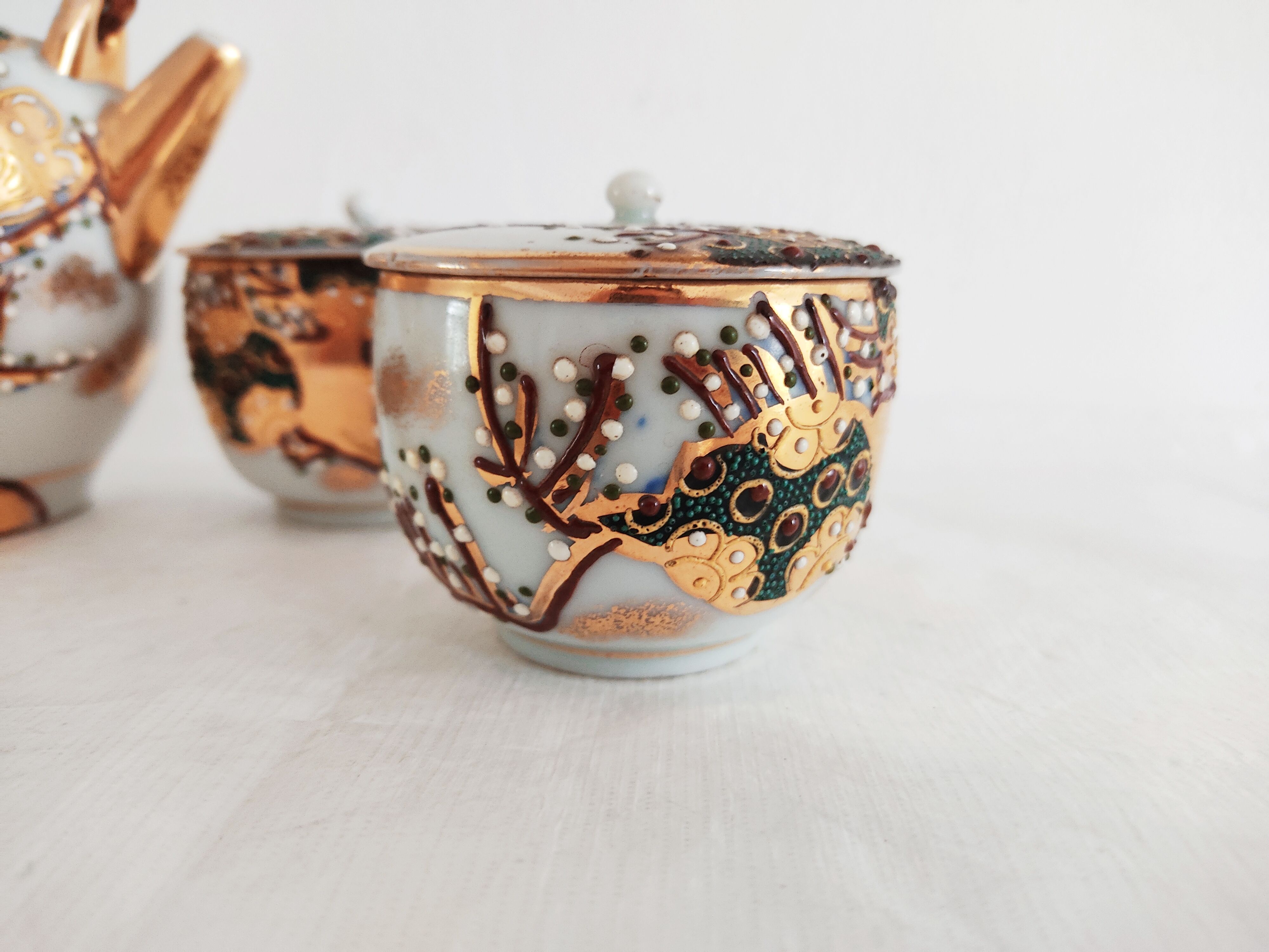 Satsuma Japanese tea set for 4 people