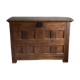 Antique oak chest from the 17th to 18th century.