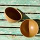 2 vintage stoneware bowls