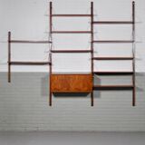 Danish Royal Wall System shelving unit by Poul Cadovius