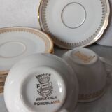 Chauvigny porcelain cups and saucers
