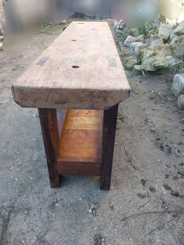 Établi ancien en chêne