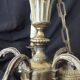 Lustre en bronze doré de style Louis XVI, à 5 feux
