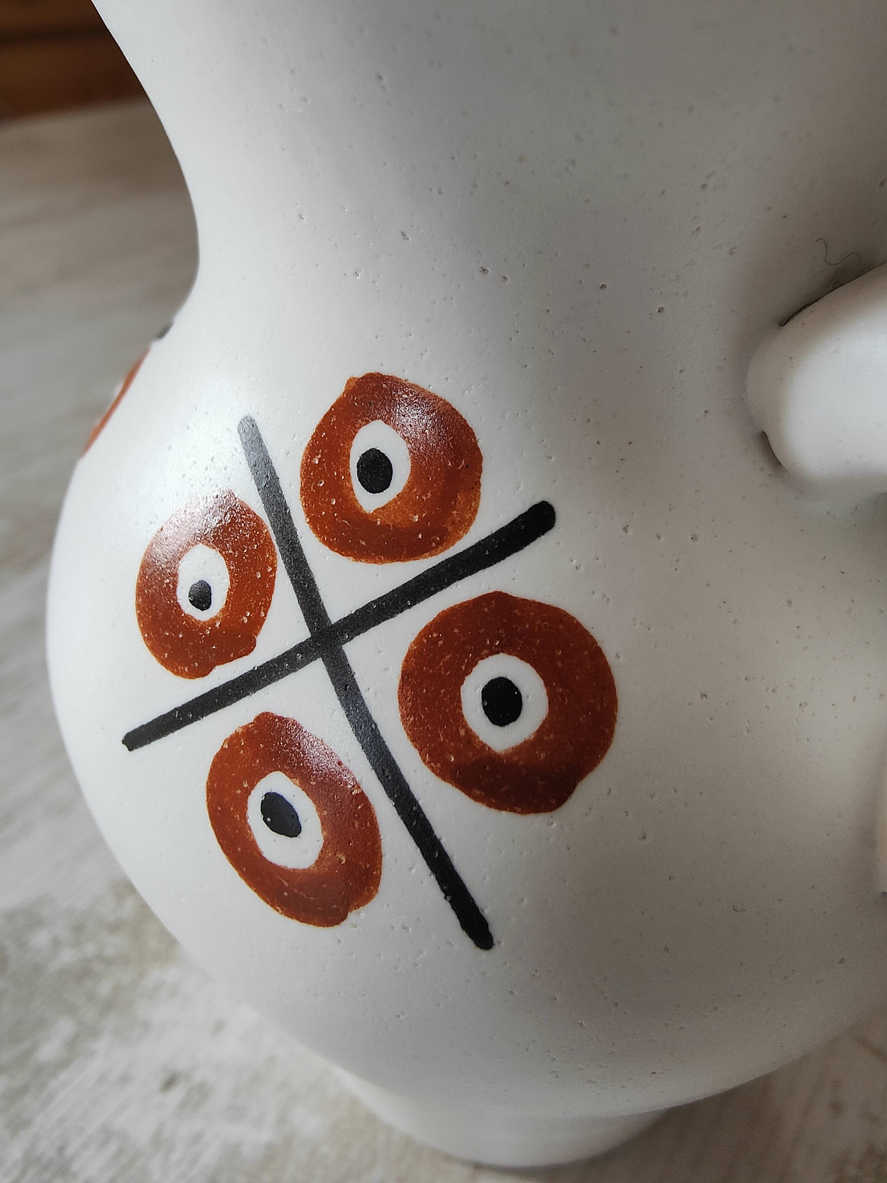 Unique piece, André Baud ceramic vase for Vallauris, 50s-60s