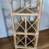 Rattan shelf