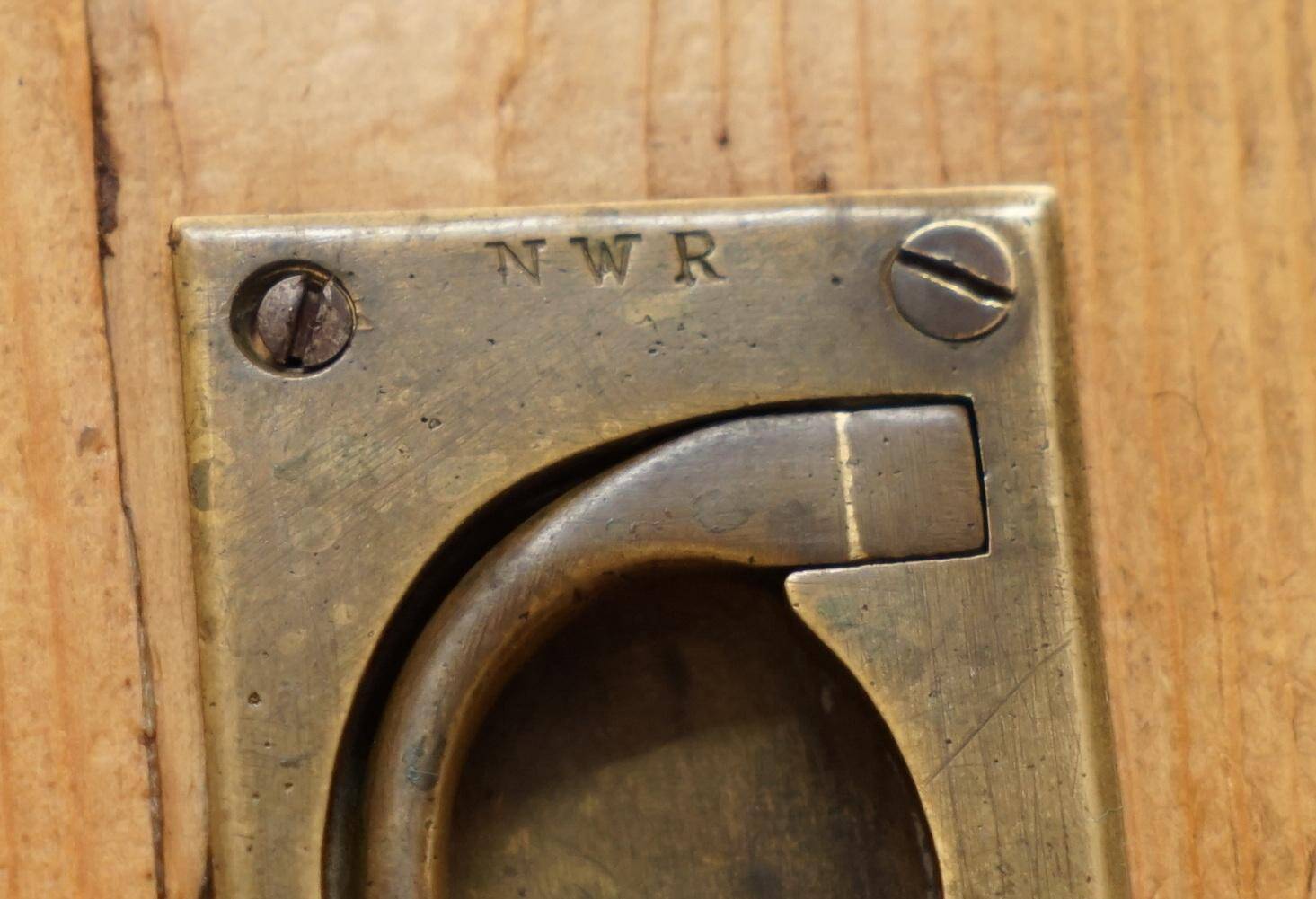 Antique office 1880 London North Western Railway stamped Station Masters