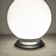 Art Deco ceiling lamp in white opaline