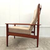 PJ56 armchair by Grete Jalk for Poul Jeppesen - Denmark circa 1960