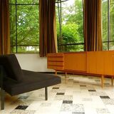 Sideboard in cherrywood with sliding doors from Wilhelm Renz, Germany 1960s