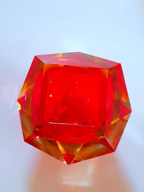 Cendrier sommerso Flavio Poli, Murano 1970