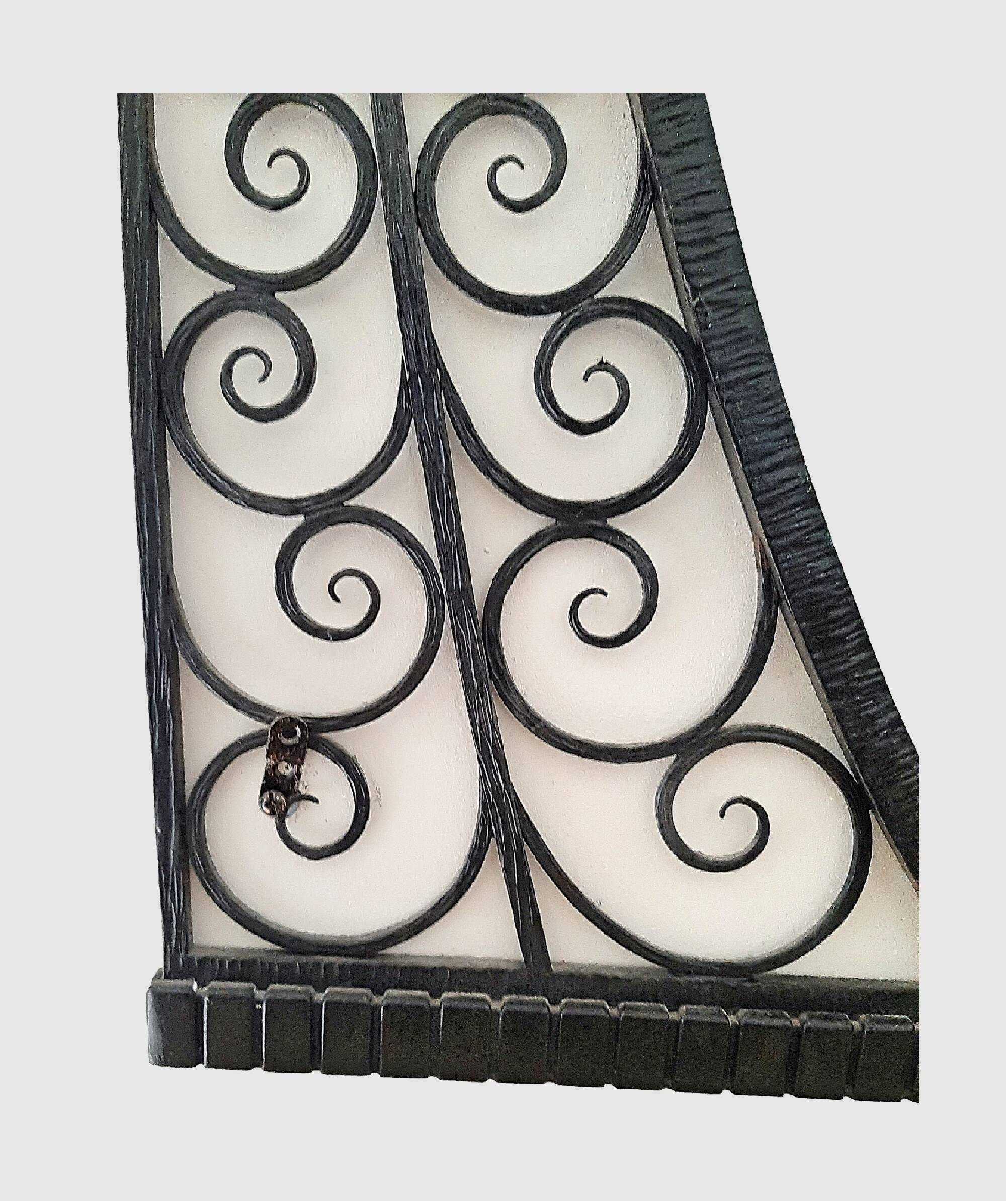 Grand miroir d'époque Art Déco 131cm x 81cm