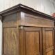 Early 19th century Empire style oak wardrobe