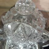 Antique cut glass butter dish – Luxury & elegance of the dining table art