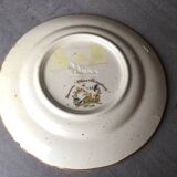 Assiettes reproduction Vieux Moustiers 18e siècle Primula