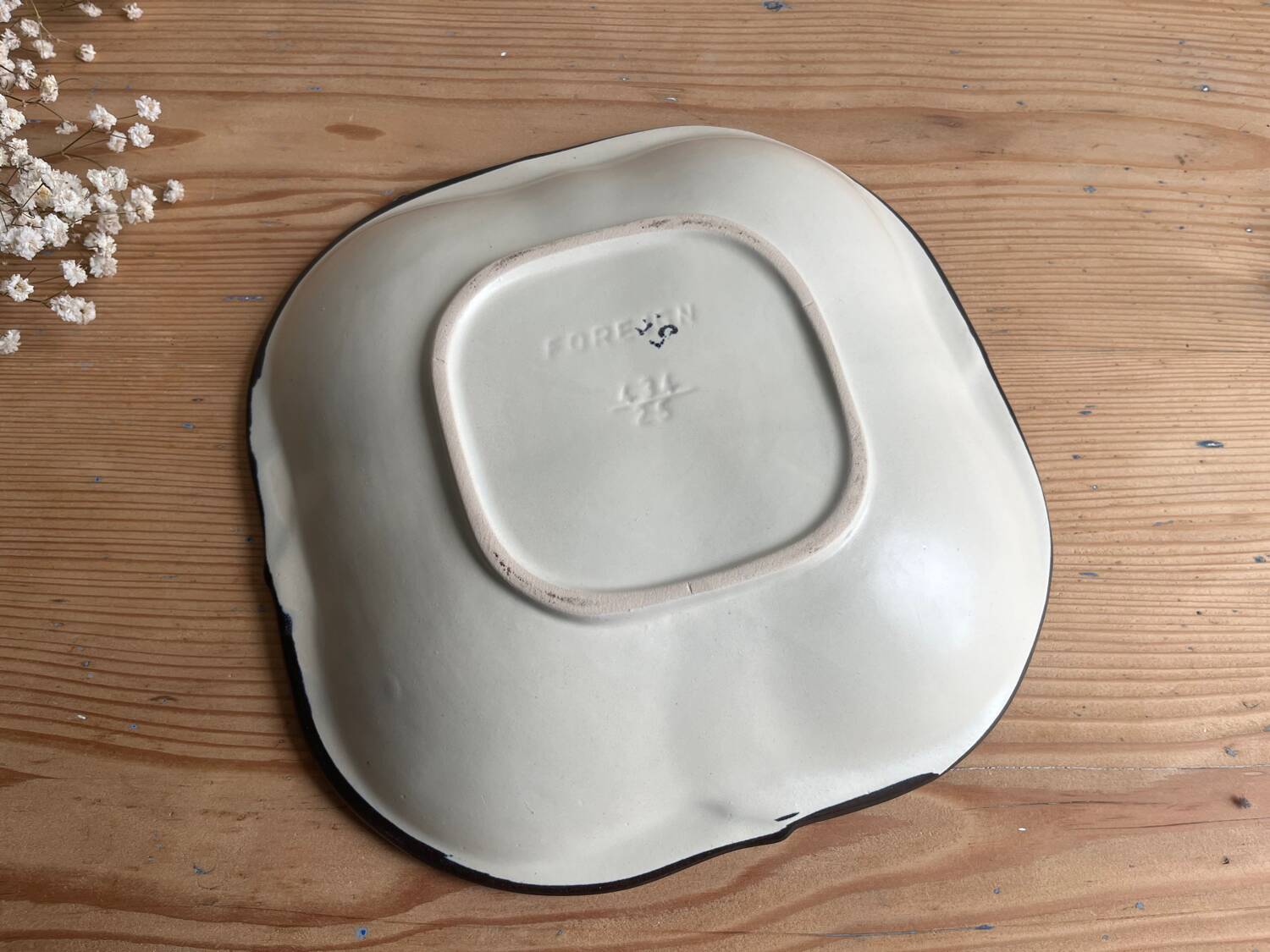 Vintage ceramic dish / bowl / empty pocket Bay Keramik