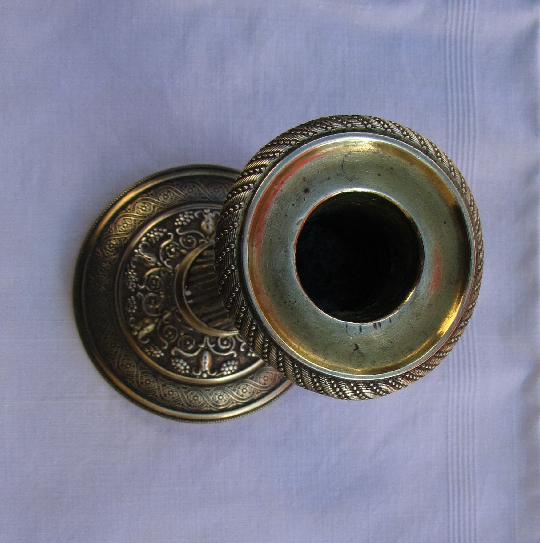 Brass candlestick