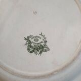 Old polychrome ironstone plate