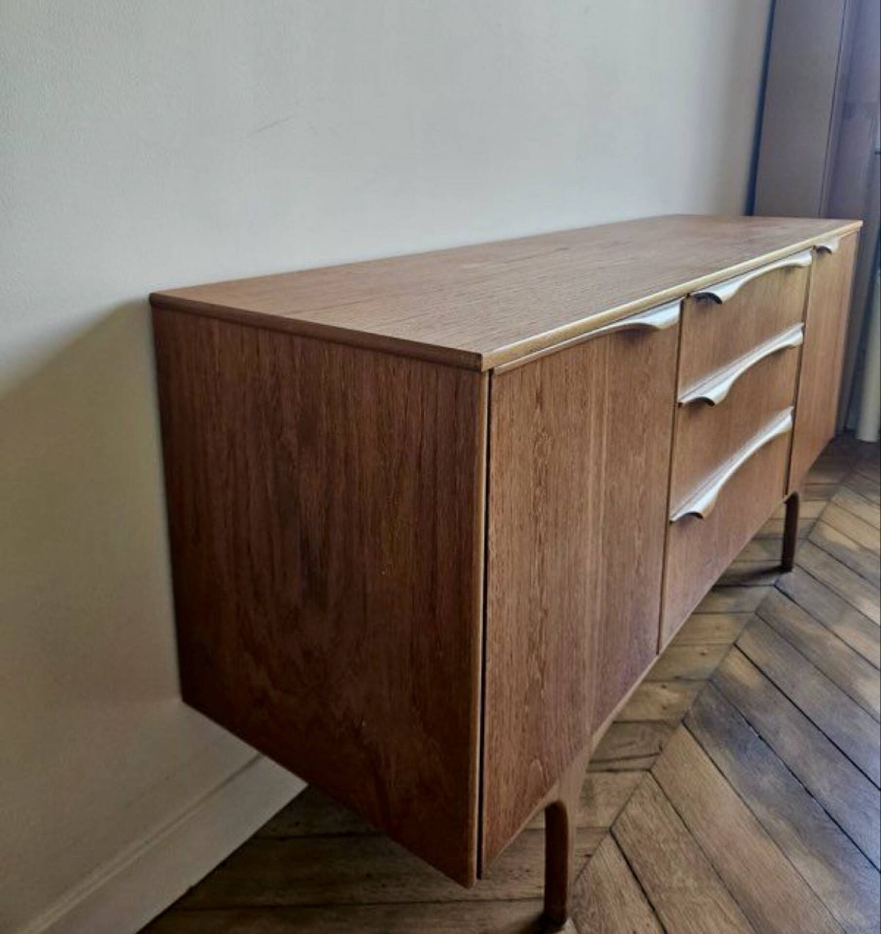 Enfilade S-Form by Sutcliffe of Todmorden – British design in teak